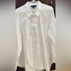 White button down